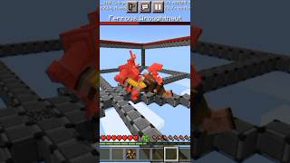 ferrous wroughtnaut vs mutant brute piglin in minecraft  mod minecraft [upl. by Ignatzia]