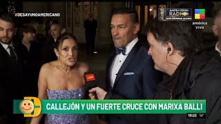 María Fernanda Callejón y un fuerte cruce con Marixa Balli [upl. by Nyrat]