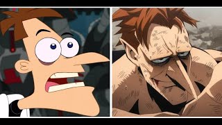 Doofenshmirtz and Perry in My Hero Academia [upl. by Galer]