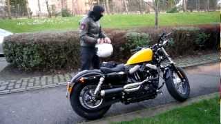 Harley Davidson 48 tracker vance and hines [upl. by Lasiaf]