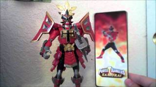 Power Rangers Samurai  Shogun Mode Red Ranger Toy Review [upl. by Gensler]