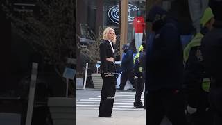 Gigi hadid road walk gigihadid viralshort trending youtubeshorts [upl. by Paderna]