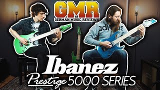 Ibanez RG5000 Series RGR220M RG5120M amp RGR5227MFX Review  Studio Quality 4K [upl. by Arezzini]