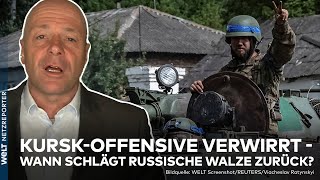 UKRAINEKRIEG Unglaubliche Geländegewinne  Kiews Blitzangriff deckt Russlands Schwächen auf  WELT [upl. by Queen]