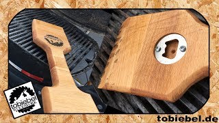 Weber Grillrost reinigen mal anders⎮Holz Grillbürste⎮Wooden Grill Scraper⎮Gussrost putzen⎮tobiebel [upl. by Ojahtnamas]