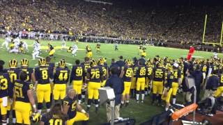 Michigan vs Michigan State Top Play of 2015 Trouble With The Snap NFT [upl. by Rubinstein]