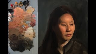 Portrait Painting Tutorial  The 6 Color Palette [upl. by Holsworth]