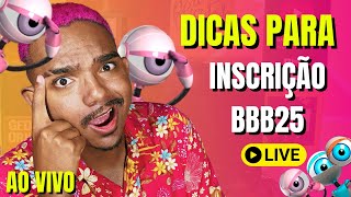 DICA PARA INSCRIÇÃO DO BBB25 [upl. by Lucchesi]