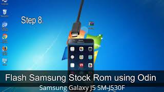 How to Samsung Galaxy J5 SMJ530F Firmware Update Fix ROM [upl. by Nosyla]