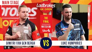 2024 FINAL Ladbrokes UK Open Dimitri Van den Bergh vs Luke Humphries [upl. by Reese821]