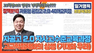 자공고20 자사고 수준교육과정 적용 기대와 우려 [upl. by Etan868]