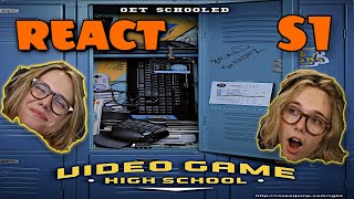 lyarri REACTS to Video Game High School Season 1 by RocketJump [upl. by Senaj228]