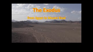 The Exodus Route from Egypt to Mount Sinai [upl. by Nonnah769]