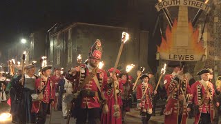 Lewes Bonfire 2024 South Street [upl. by Ennagem]