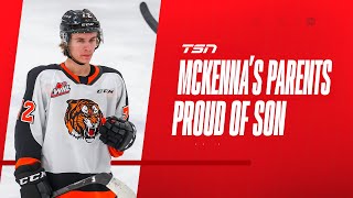 Gavin McKennas parents discuss how proud they are of him on and off the ice [upl. by Ardnnek662]