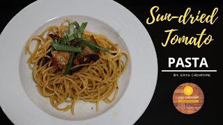 SUNDRIED TOMATO PASTA  9 MIN PASTA  QUARANTINE RECIPE [upl. by Latsirk]