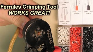 BEST Ferrules Crimping Tool Kit Wieprima Includes 1200PCS Wire Terminals REVIEW [upl. by Eugaet285]