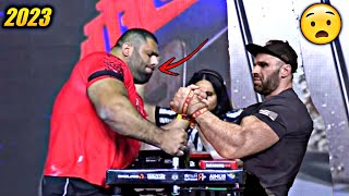 Can Levan Saginashvili Beats Denis Cyplenkov In Arm wrestling [upl. by Farmelo]