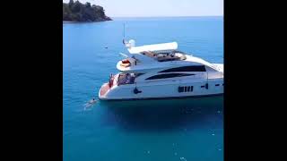 Eftalia Activities Yacht Rental Alanya Eftalia Marin Ocean Aqua Splash Blue yachtlife [upl. by Blackman]