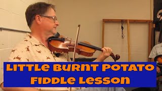 Little Burnt Potato Jig  Demonstration Charlie Walden  fiddle [upl. by Junius]