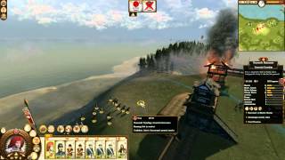 Total War Shogun 2 HD Fall of the Samurai Tosa Campaign Part 2 Did Someone Order a Naval Strike [upl. by Eberhart]