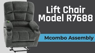 MCombo Electric Wide Power Lift Recliner Chair Model R7688  Unboxing and Assembling [upl. by Yerfdog]