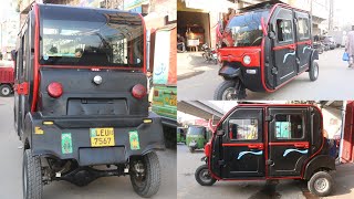 Sunroof Auto Rickshaw  4 Door luxury Rikshaw in Lahore  Public Digital Exclusive [upl. by Narcho467]