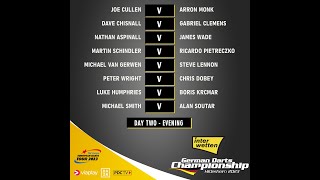 PDC German Darts Championship 2023 Round 2 Luke Humphries v Boris Krcmar 2023 10 14 HUN [upl. by Annawad]