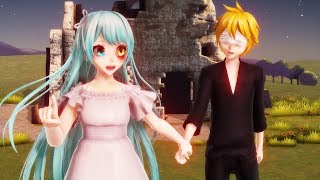 【MMD PV】罪の名前 The Name of The Sin  Hatsune Miku ・Kagamine Len English  Romaji Sub [upl. by Sabir378]