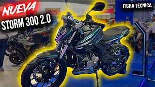 🔥Nueva Vento STORM 300 20 ZX ¿Parece KTM 🤔Primeras impresiones y Ficha técnica 🤩 [upl. by Llenna]