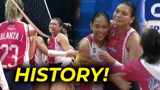 HISTORIC Game in PH Volleyball Creamline CHAMPION Alyssa Valdez Clutch CCSCMFT breaks records [upl. by Ardekal]