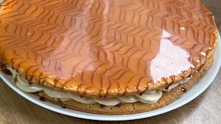 Mille feuille express au caramel recette ramadan [upl. by Anicnarf968]