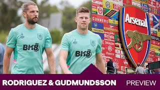 Rodriguez and Gudmundsson Talk Experience Kompany and Gunners  Interview  Arsenal v Burnley [upl. by Eyatnod]