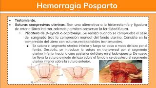 Hemorragia Posparto 22  Ginecología [upl. by Uyerta]