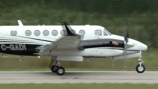 Beechcraft King Air 350 Takeoff [upl. by Myrilla]