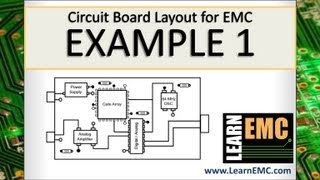 Circuit Board Layout for EMC Example 1 [upl. by Sarette]