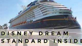 Disney Dream Standard Inside Stateroom Tour [upl. by Tila]