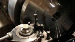 Facing on metal lathe [upl. by Rodrick116]