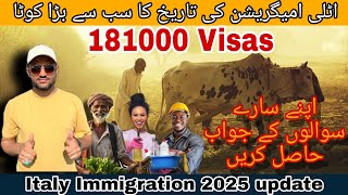 🇮🇹Italy work permit visa 2024 opening date🇮🇹Italy march paper 2024🇮🇹Italy 9months paper new update [upl. by Wolram]