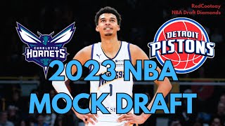 Crazy 2023 NBA Mock Draft with NBA Draft Diamonds [upl. by Akima]