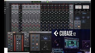 SSL 360 Mixer Plugin per Channel Strip 2 e Bus Compressor 2 configurazione su Cubase 12 Pro [upl. by Goerke]