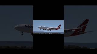 Qantas A330202 landing on 03L [upl. by Irovi]