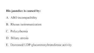 Neonatology MCQ 121 jaundice [upl. by Ardnauq]