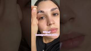 DIY brow lamination using ICONSIGN Lash amp Brow Lift Kit💕Product link in my bio 😘 [upl. by Zeidman]