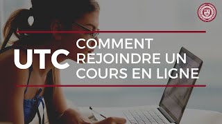 Comment rejoindre un cours en ligne [upl. by Esilanna]