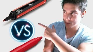 Feutre pro VS Feutre basique  Je teste [upl. by Anak]