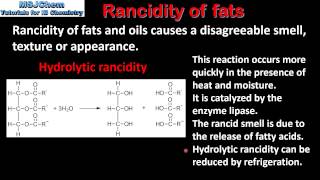 B3 Rancidity of fats and oils SL [upl. by Emirac]