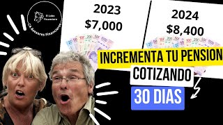 Conoce como incrementar la pensión mínima garantizada 2024 🤑🤑 [upl. by Asabi]