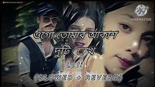 💞🥀Ogo Tomar akash duti Chokha  Diya Jahan  Hasan S lqbal  SlowReverb  New Bangla Song🥀☺️ [upl. by Resa]