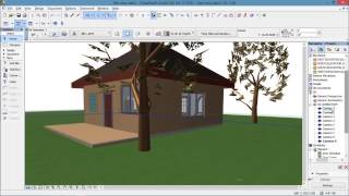 How to render using ArchiCAD 17 for beginners [upl. by Elletnuahs]